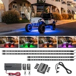 Ledglow 4PC Million Color Electric 4-SEAT Golf Cart Underglow Neon Light Kit. Fixed Price $134.99.