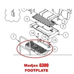 Madjax Replacement Footplate For Genesis 300 Golf Cart Rear Seat Kit. Fixed Price $269.95.