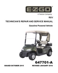Ez 2016 Rxv Shuttle Freedom Gas Golf Cart Service Repair Manual 647701. Fixed Price $24.95.