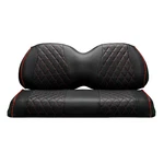 Club Seat Cover Diamond Red Stitch Precedent Golf Cart 2004+, 4PC. Fixed Price $109.99.