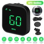 Digital Gps Speedometer Car Hud Head Up Display Mph Kmh Compass Overspeed Alarm. Fixed Price $16.13.