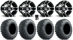 Fairway Alloys Prestige 10" Wheels Mh 22" Rogue Tires E-z-go & Club Car. Fixed Price $689.96.
