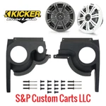 Ezgo Txt Pods + Kicker 6.5" Marine Speakers... Golf Cart Audio. Fixed Price $234.99.