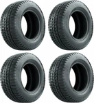 (4) Gtw Fusion 18" Golf Cart Tires 205/50-10 Street/course 4-PLY. Fixed Price $189.95.