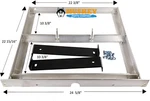 Golf Cart Battery Tray W/ Ss Bolts For Ezgo 36/48V Txt/ Medalist 1994+, Aluminum. Fixed Price $85.95.