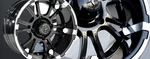 Set Of (4) Fairway Alloys 12" Sixer Golf Cart Rims Wheels. Fixed Price $412.00.
