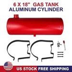 Red Gas/ Fuel Tank Aluminum Cylinder 6 X 18" 2 Gallon For Golf Cart Kart. Fixed Price $98.99.