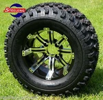 Golf Cart 12" Tempest Aluminum Wheels/rims And 23" All Terrain Tires (set Of 4). Fixed Price $599.00.