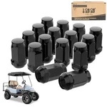 10L0L Black Golf Cart Wheel Lug Nuts For Ezgo & Club Car, 1/2"-20 Size 16 Pack. Fixed Price $22.99.