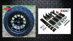 Yamaha Golf Cart G14/G16/G19 4" Lift Kit + 12" Wheels And 20" All Terrain Tires. Fixed Price $589.00.