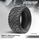 Steeleng 'ironclad' Golf Cart 23"X10"-14" Hybrid All-terrain Tires Set Of. Fixed Price $339.00.