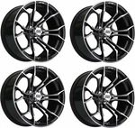 Gtw Spyder 15 Inch Machined/black Aluminum Golf Cart Wheel 3:4 Offset. Fixed Price $494.95.