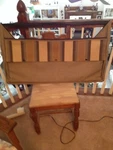 Lj's Txt Linen Tweed With Trim To Match Golf Cart Sunbrella Cabana Bag Cover. Fixed Price $69.00.