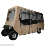 Classic Accessories Extra Long Roof 6-PERSON Deluxe Golf Cart Enclosure Khaki. Fixed Price $962.99.