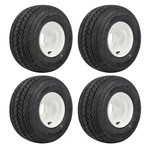 Set Of 4 Gtw Golf Cart Steel Wheel Mounted 18" Kenda HOLE-N-1 Street Tires. Fixed Price $282.99.