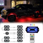 Ford F150 10 Pods Rgb Led Rock Lights Underbody Bluetooth App Control Kits. Fixed Price $65.37.