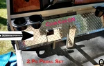 Club Ds Golf Cart Highly Polished Aluminum Diamond Plate 2 Pcs Pedal Set. Fixed Price $19.95.