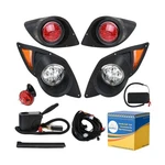 Golf Cart Light Kit For Yamaha G29 Gas & Electric 2007-UP, 12V Street Legal F.... Fixed Price $206.23.