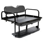 For Ezgo Marathon PRE-1994 Golf Cart Flip Folding Rear Back Seat Kit Black. Fixed Price $269.00.