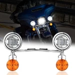 4.5" Led Turn Signals Passing Fog Light Bar Kit For Yamaha V-star Xvs 1100 1300. Fixed Price $169.99.