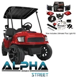 Club Precedent/tempo Golf Cart Alpha Street Body Kit In Red (2004-UP). Fixed Price $1526.95.