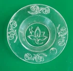 1948 Vintage Premium Cracker Jack Prize Toy Serving Plate With Flowers. Fixed Price $5.00.
