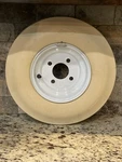 Brand New Balanced 4.80/4.00-8 2PR Tl Cst White Pitching Machine Tire Assembly. Fixed Price $169.95.