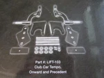Golf Cart Club Precedent Tempo Onward Rhox 6"DROP Spindle Kit LIFT103. Fixed Price $399.95.