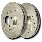 Sp Performance F52-8424-P Drilled Slotted Brake Rotors Zinc Coating L/r Pr Front. Fixed Price $268.42.