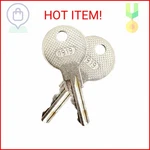 Golf Cart King Ezgo (1982-UP) Accessory Ignition Key (2), Silver, Righ. Fixed Price $10.99.