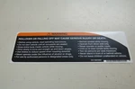 Oem Club Rollover Warning Decal Sticker Golf Cart 102519301 New. Fixed Price $9.95.