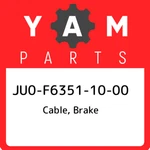 JU0-F6351-10-00 Yamaha Cable, Brake JU0F63511000, New Genuine Oem Part. Fixed Price $97.50.