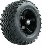 Gtw 10" Godfather Gloss Black Golf Wheels On 18X9.5 Rogue All Terrain Tires (4). Fixed Price $598.99.