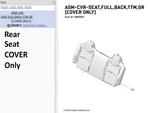 Polaris Oem 24' Xpedition Asm-cvr-seat,full,back,ttm,gr 2692813. Fixed Price $169.99.