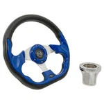 Gtw 12.5 Inch Blue Racer Golf Cart Steering Wheel For Yamaha Models (1996-UP). Fixed Price $81.99.