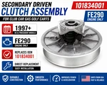 Club Car Driven Clutch 101834001 Ds Precedent Gas FE290 1997+ Replacement New. Fixed Price $89.99.