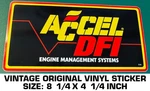 Accel Dfi Engine Management Systems - Vintage Original Vinyl Decal Sticker. Fixed Price $9.50.